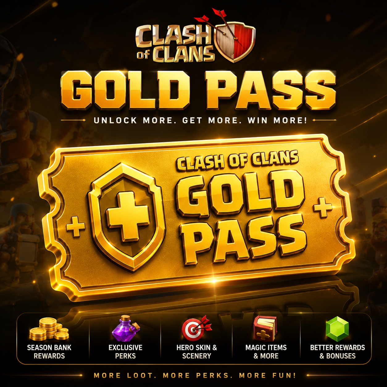 Clash Of Clans Gold Pass